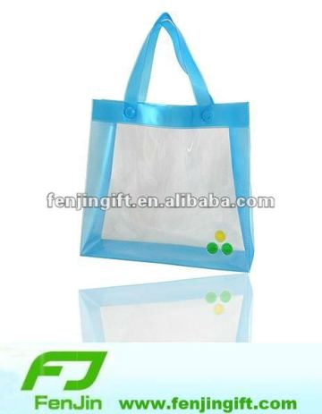 pvc cosmetic bag with handle