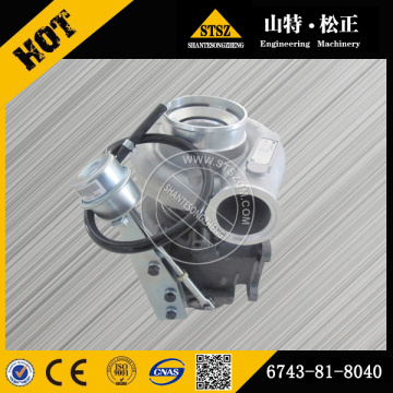 KOMATSU ENGINE SAA6D114E-2A TURBOCHARGER 6743-81-8040