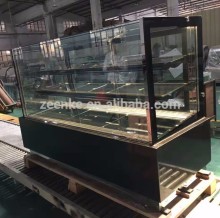 Economical cake cooler upright glass display cakes for sale