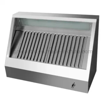 Commercial Restaurant Kitchen Exhaust Hood Wall Mounted Exhaust System