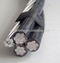 Quandruplex Stranded aluminum conductor 11kv ABC Cable