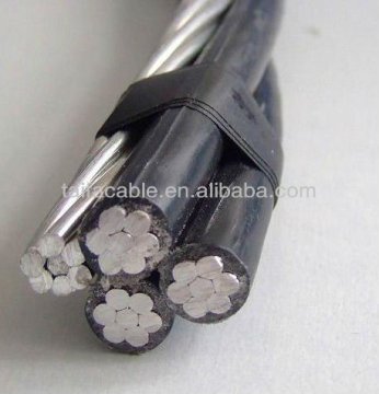 Quandruplex Stranded aluminum conductor 11kv ABC Cable