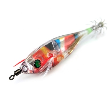 MISTER LURE squid hook 95mm 8.5g luminous wood shrimp jig plastic squid lure octopus jig lure squid jig
