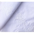 Womes White Cotton Handkerchief Embroidery Wedding