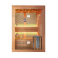 Indoor traditional dry sauna room
