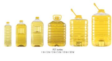 Crude and Refine Sunflower Oil from