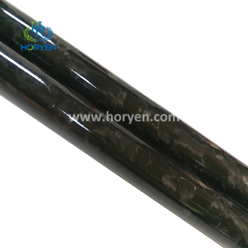 Custom forged roll wrapped carbon fiber tube pipe