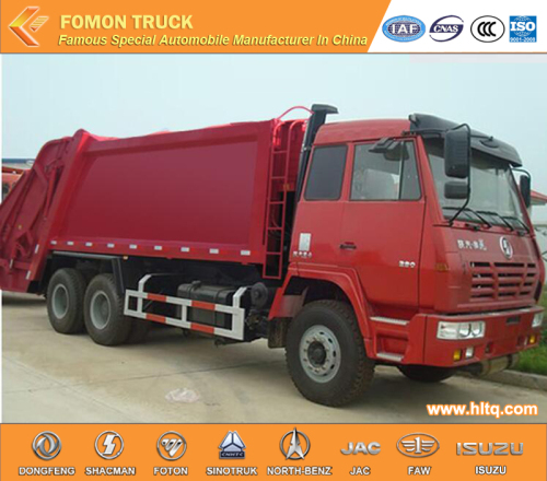 SHACMAN AOLONG 6x4 16m3  rear-loaded compactor vehicle