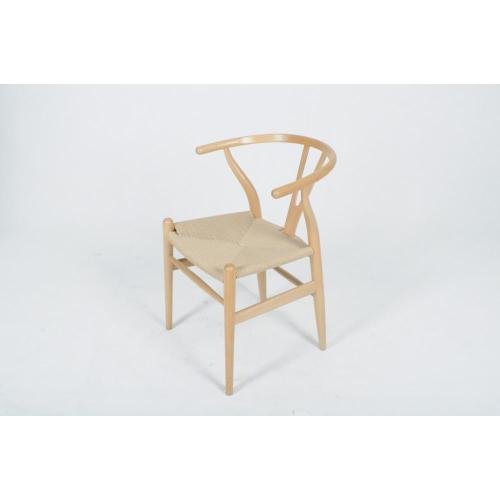 Hans Wegner Ch24 WishingBone Y Wood Eining Stoel