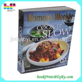 China customized binding food cook book