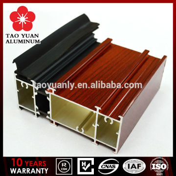 Wood grain powder coating aluminium profile