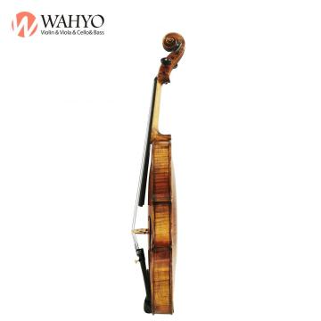 Handgefertigte Geige aus trockenem Massivholz