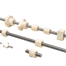 Chemical-Resistant LMS02 Lead Screw Nuts for Space-Saving, Easy Installation in Linear Motion Systems