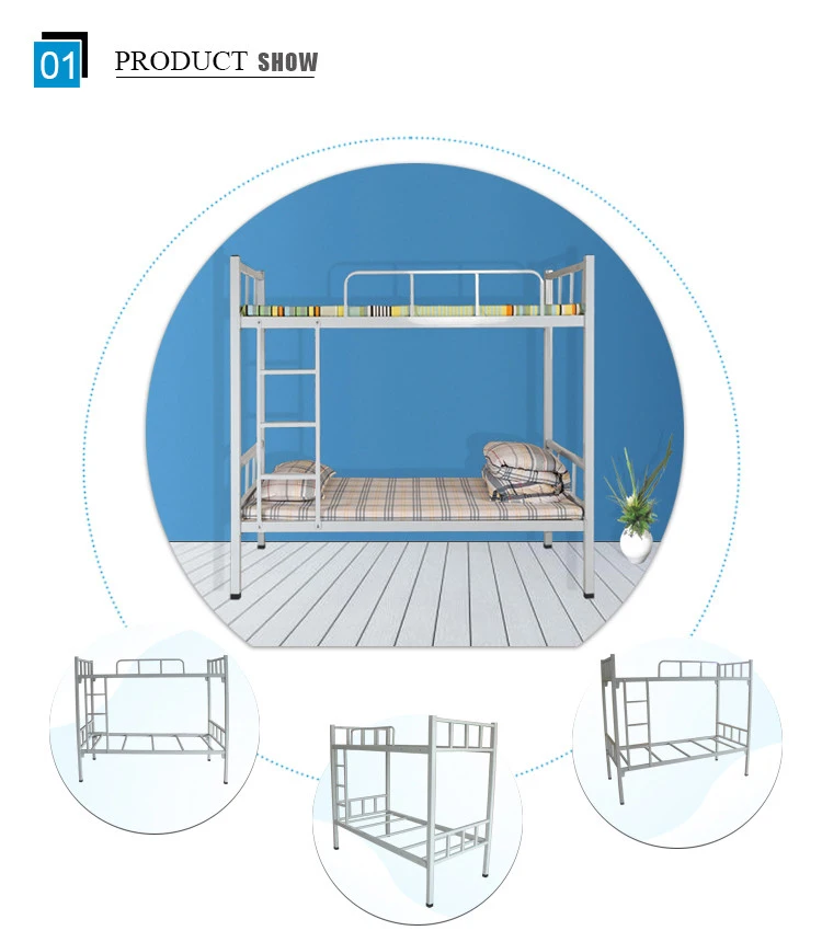 China Mingxiu Cheap Adult Bunk Beds / Metal Double Bunk Bed