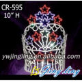 Sapphire Ruby Star Concurso de coronas Royal Tall Tiara