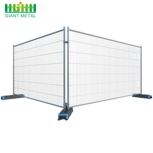 Chain Link Portable Panels Digunakan Sementara Pagar untuk Konstruksi