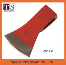 Working forged kitchen axe head with trapezoid eye