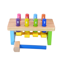Montessori Wooden Toys: Musical Pounding and Knocking Hammers for Kids' Education