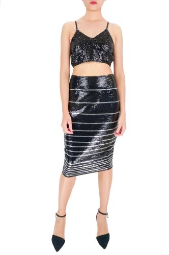 Christmas Sequin Party Skirt