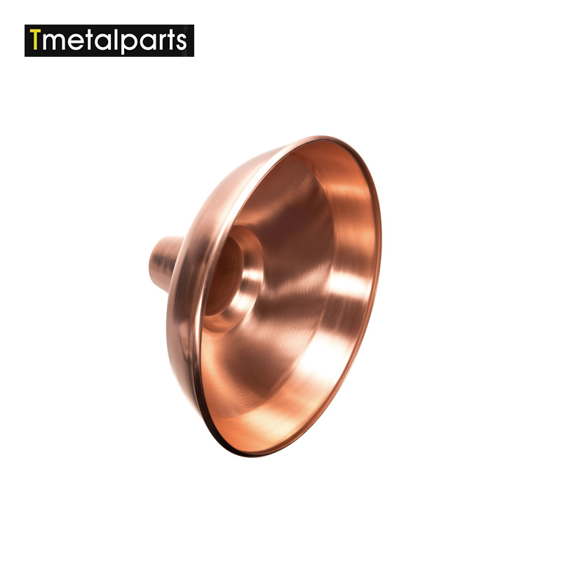 Hot Sale Custom Spinning High Precision Metal Spun Copper Lamp Shade