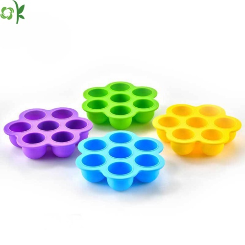 Sale Hot 7 Hole Silicone Ice Cream Mold