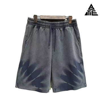 Washed and worn men's shorts