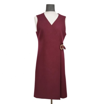 New Style Spring autumn sweater vest ladies long leather vest for women from AOSHI