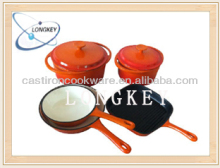 5 pcs Enamel Cast Iron Cookware Sets