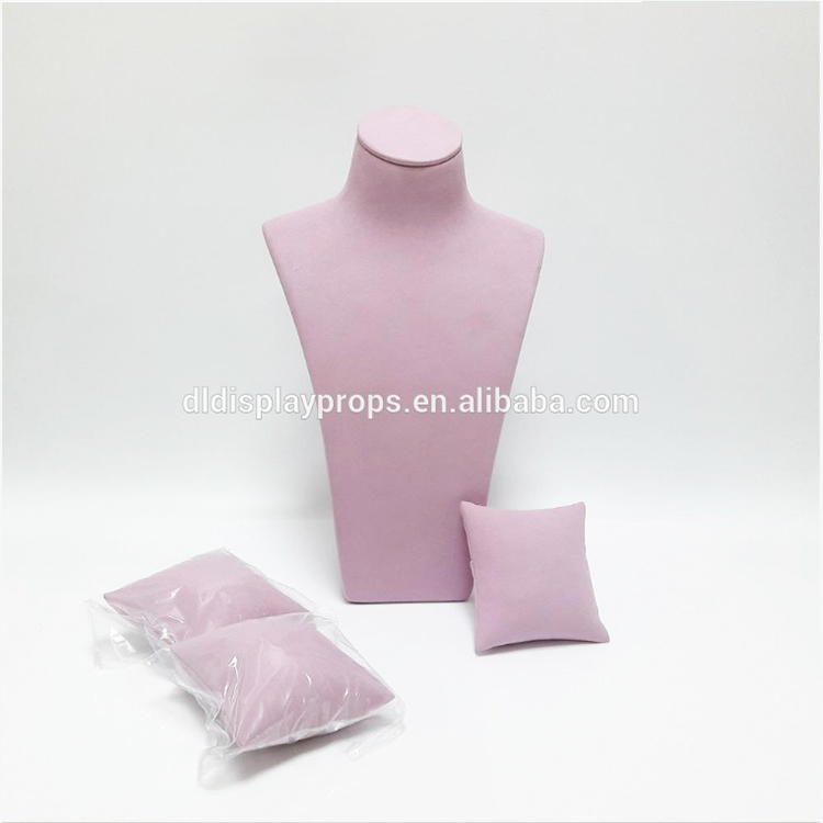 Fashion Fiberglass Bust Mannequin Neck Form, Necklace Mannequin Stand For Sale