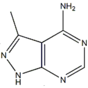 1H-Pyrazolo [3 4-d] pyrimidin-4-amine 3-methyl- (9CI)