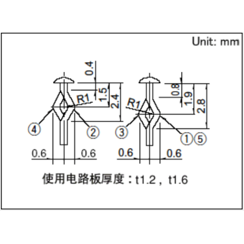 双方向知覚検出スイッチ