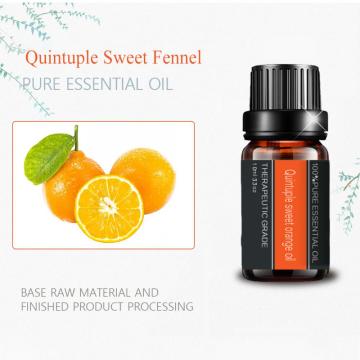 क्विंटुपल मीठा नारंगी आवश्यक तेल शुद्ध प्राकृतिक त्वचा देखभाल
