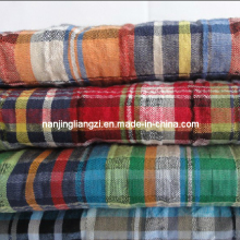 CVC Yarn Dyed Crinkle Check Fabric (LZ5461)