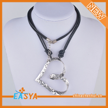 Friendship Heart Necklace Silver Heart Pendant Necklace