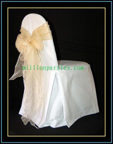 POLYESTER FOLDING CHAIR COVERS