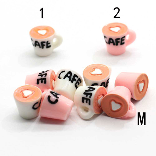 Wholesale Kawaii Coffee Cup Resin Bead Cabochon Photo Props Children Play Dollhouse DIY Ornament Accessories Jewelry Deco Store