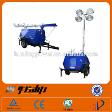 silent mobile light tower