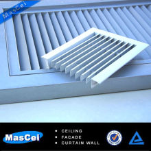 Linear air conditioning ceiling diffusers