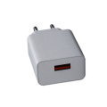 Carregador de parede USB de 12W 1 porto para telefones celulares