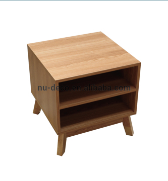 Factory best sell of Carved oak bedside table
