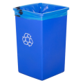 Синяя сумка для мусора высокой плотности