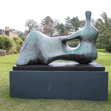 Modern design metal craft sculpture antique bronze abstract statue