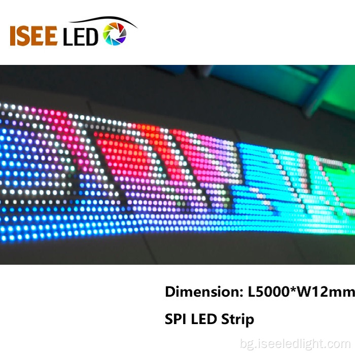 144pixels на метър пиксела LED лента лампа