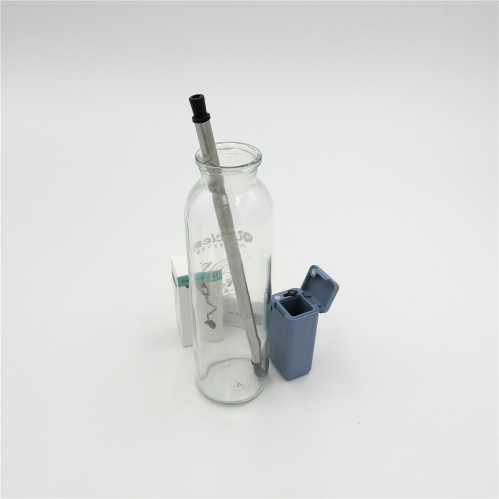 portable plastic silicone straw safe