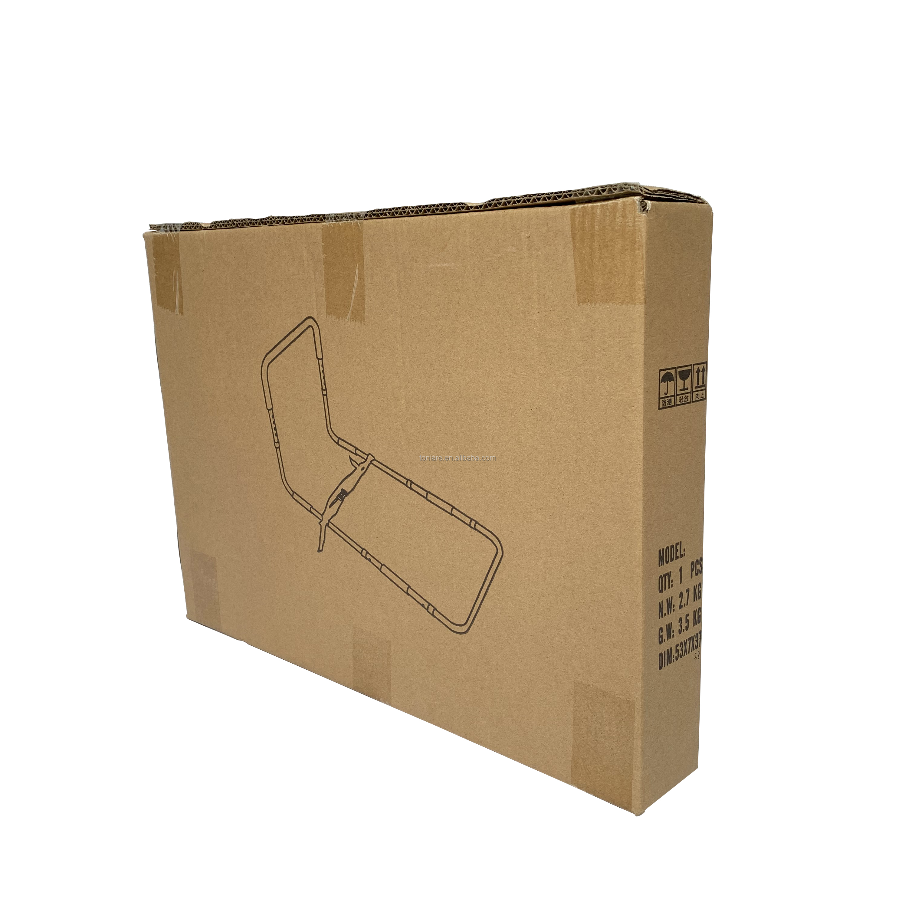 bedside armrest packing carton