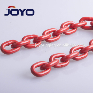 EN818-2 Standard Red Electrophoretic Painted Finish G80 Lifting Chain