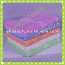 100%bamboo solid color Jacquard Face Towel