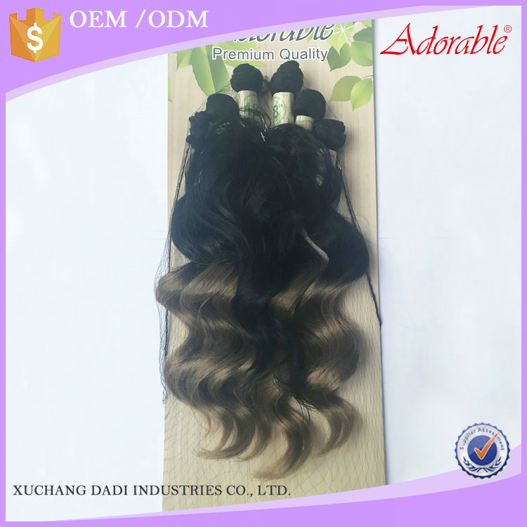 100% heat resistant fiber synthetic hair,T african synthetic hair extension weave,body wave 6pcs T1b27