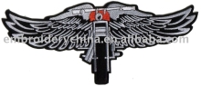 embroidery eagle patch for biker garments