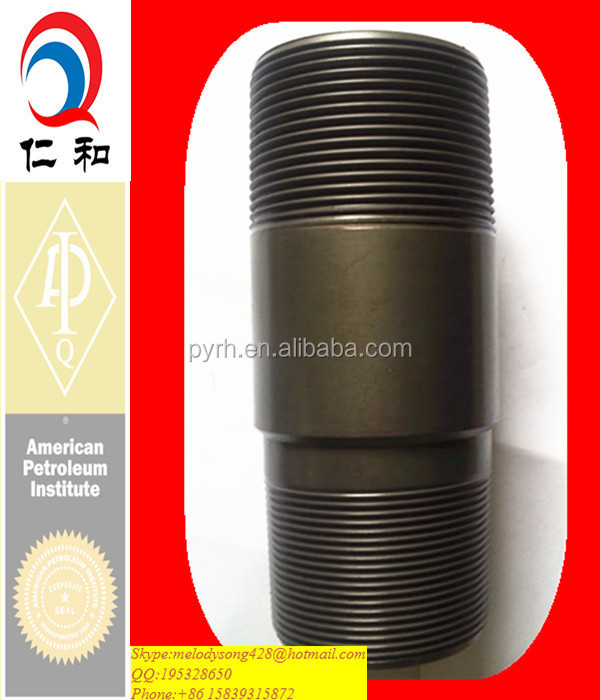 2015 Hot Sale api 5ct J55/K55/N80/P110 NUE tubing collar/steel nipple